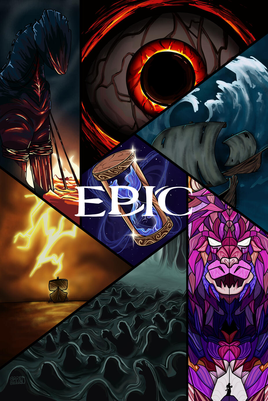 Recreation of the poster for EPIC: The Musical