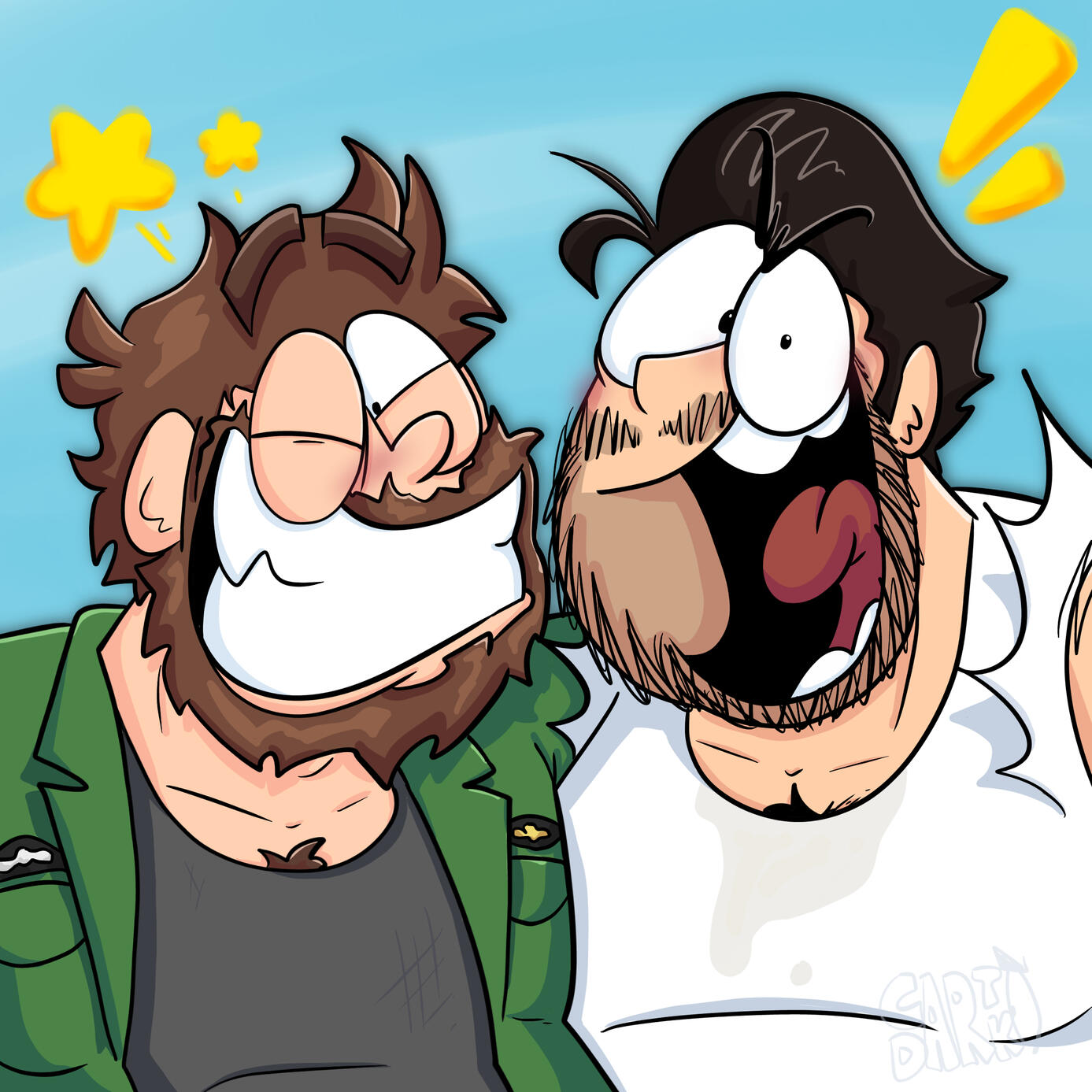 Fan art of the FX show "It's Always Sunny in Philadelphia"