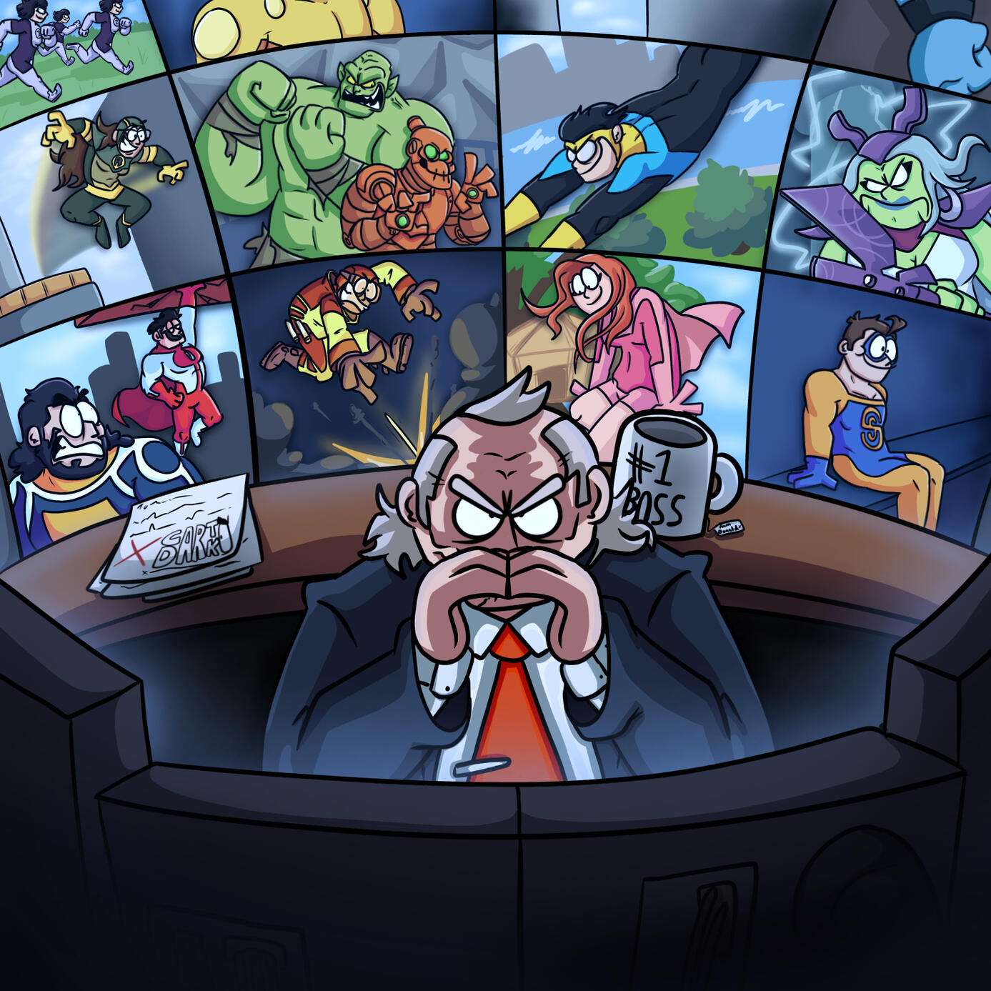 Fan art of the Prime show "Invincible"